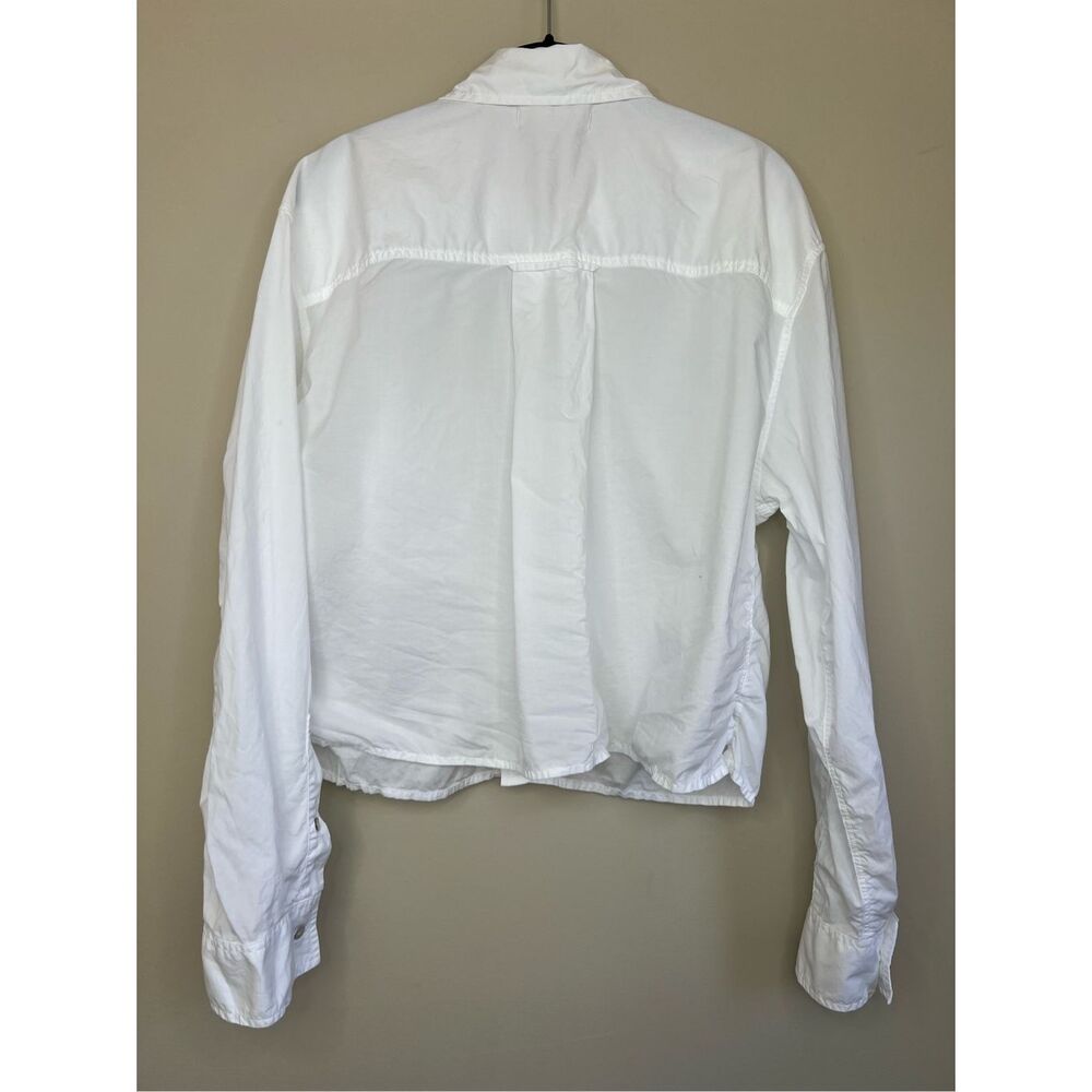 AMO Ruth Crop Button Down Shirt - Picture 5 of 9